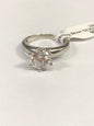 Sterling Silver CZ Ring Size 6.25