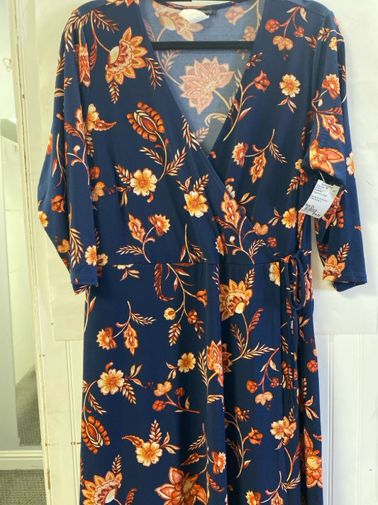 Navy/Brown & harmony Dress Women's