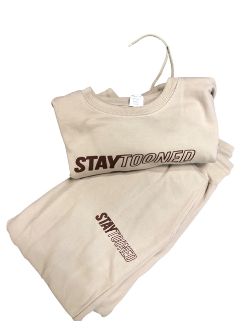 beige SUN TEES ACTIVE 2PC Women's