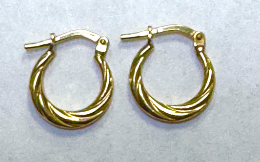 Gold Filled Small Hoop Earrings