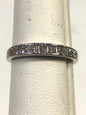14kw Diamond Ring Princess Cut Band