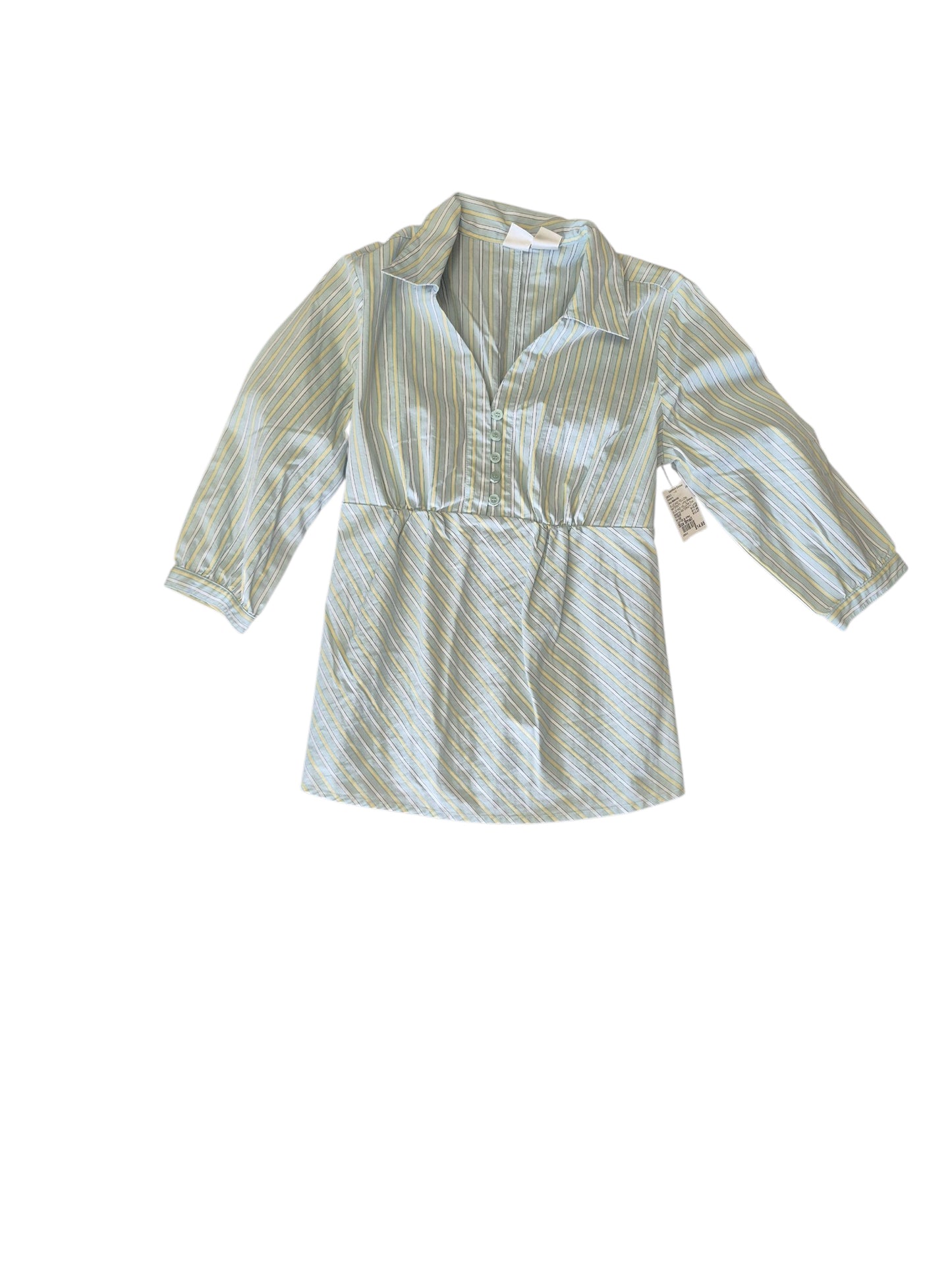 BLUE AND YELLOW Duo Maternity MATERNITY Long Sleeve Shirt Women's