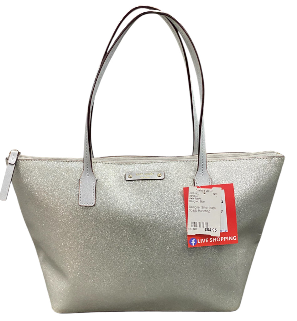 Designer Silver Kate Spade Handbag