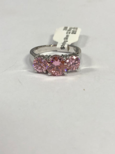 Sterling Silver CZ Ring Size 9