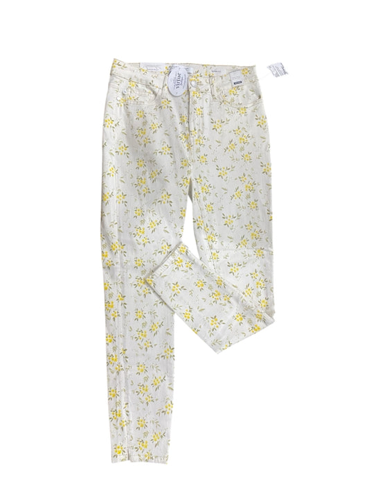 White/Yellow Judy Blue Pants NEW Women's