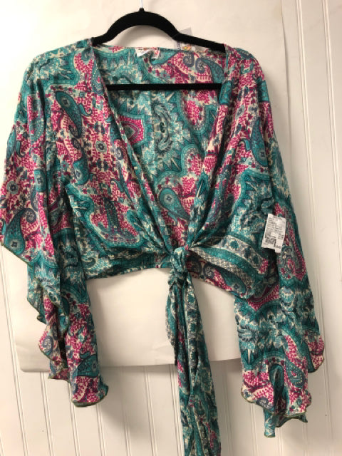 Multi-Color India Boutique BOUTIQUE NEW Long Sleeve Shirt Women's