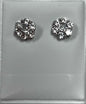 Sterling Silver CZ Earrings New JTV