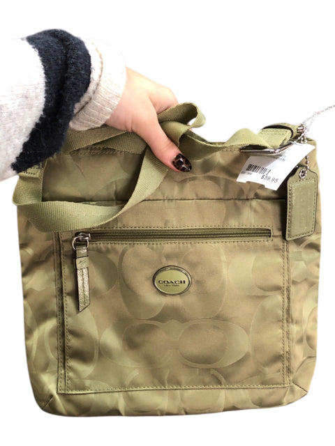 Designer Coach Green Crossbody