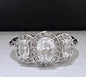 Tacori CZ Cubic Zirconia Ring 925 Sterling Silver Bloom With Love Size 8