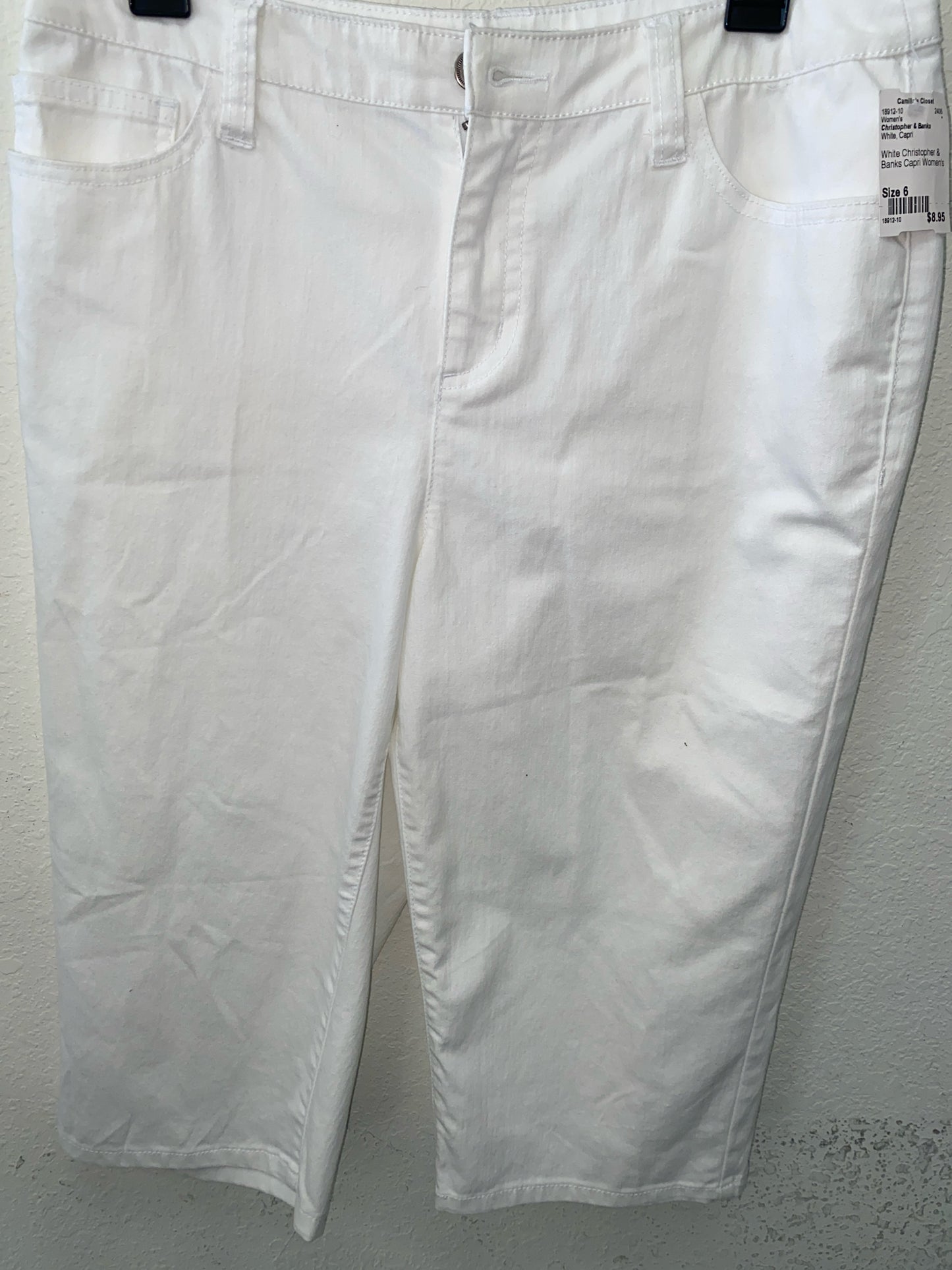 White Christopher & Banks Capri Women's