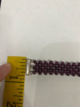 Load image into Gallery viewer, Mine Finds by Jay King Dtr 5 Row Garnet Bead Magnetic Bracelet 7.5&quot;