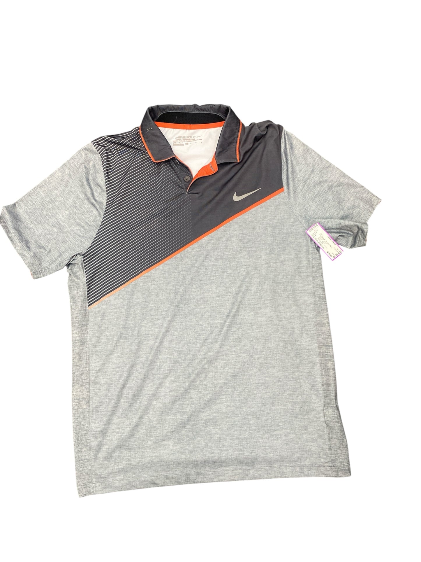 Gray Nike ACTIVE Polo Men's