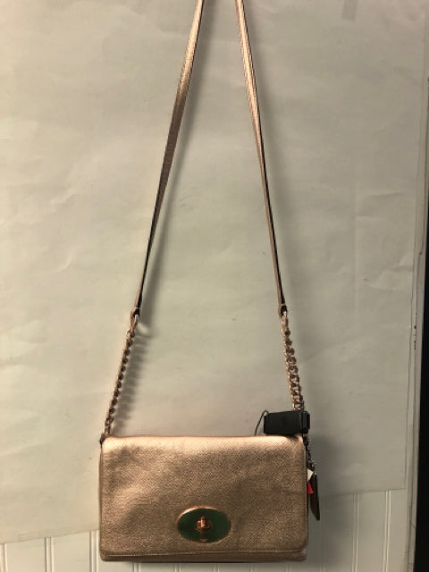Designer Coach Rose Gold Crossbody
