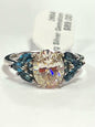 Sterling Silver Gemstone Ring Size 9 JTV