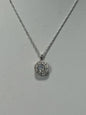 Sterling "Dancing CZ" Pendant & Chain JTV New