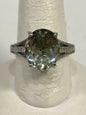 Sterling Ring Size 7 Prasiolite