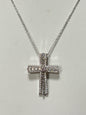 Sterling Silver CZ Necklace Pendant Chain New JTV