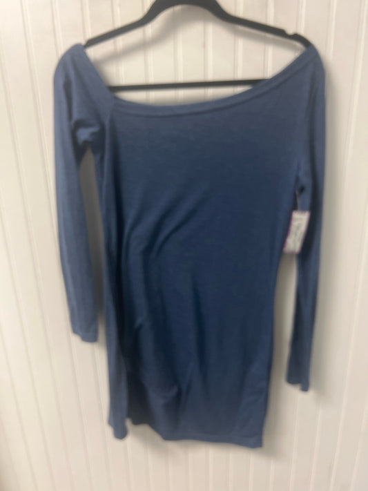 Blue SHEIN Long Sleeve Dress Women's