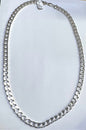 26" Sterling Silver Curb Link Necklace