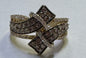 14k Yellow Gold Le Vian Chocolate 1.47 cttw Diamond Bypass Ring