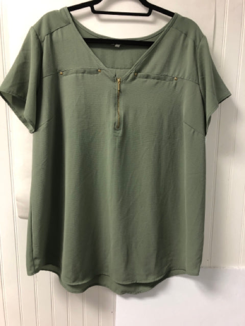 Sage Green Speed Limit Short Sleeve Shirt Women's