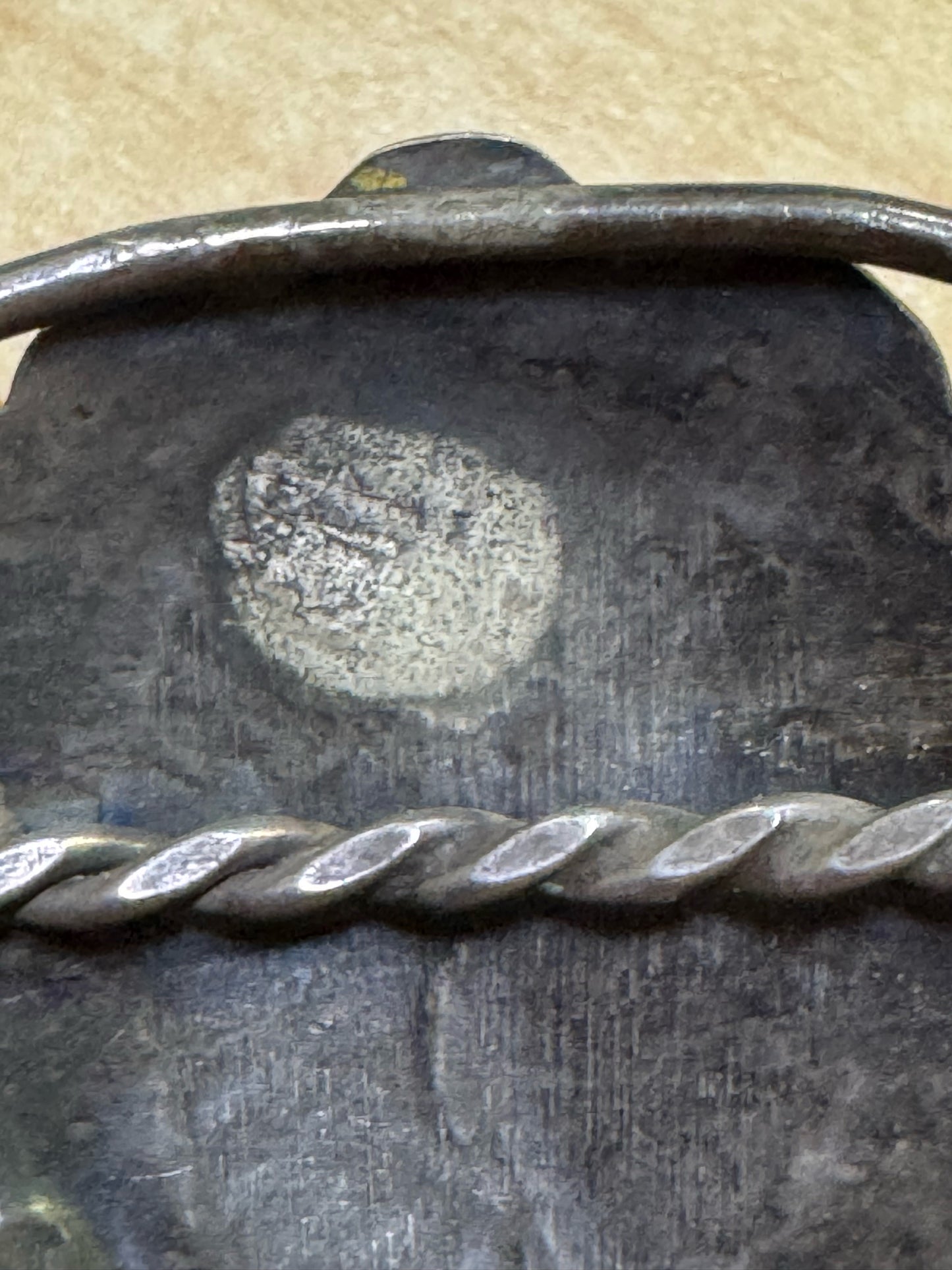 Vintage Sterling Silver Stamped Turquoise Concho Cuff Bracelet