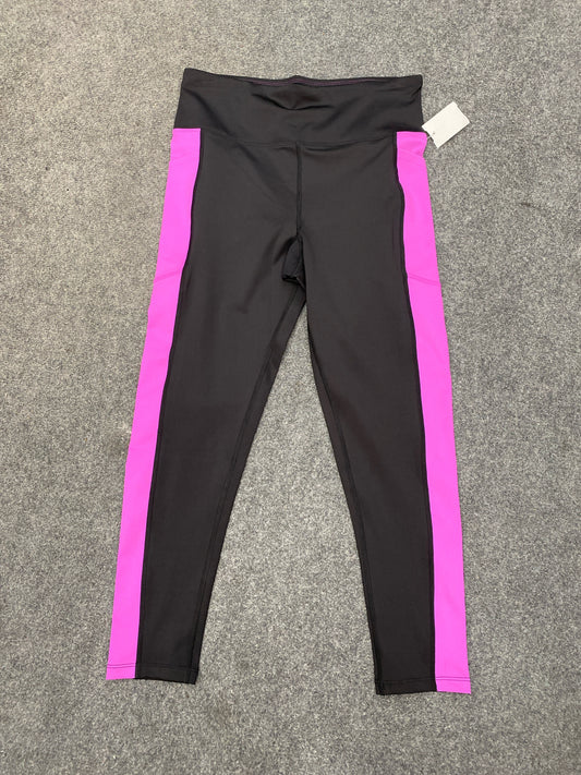 Black/Purple Rise by Lularoe Leggings NEW ACTIVE Women's