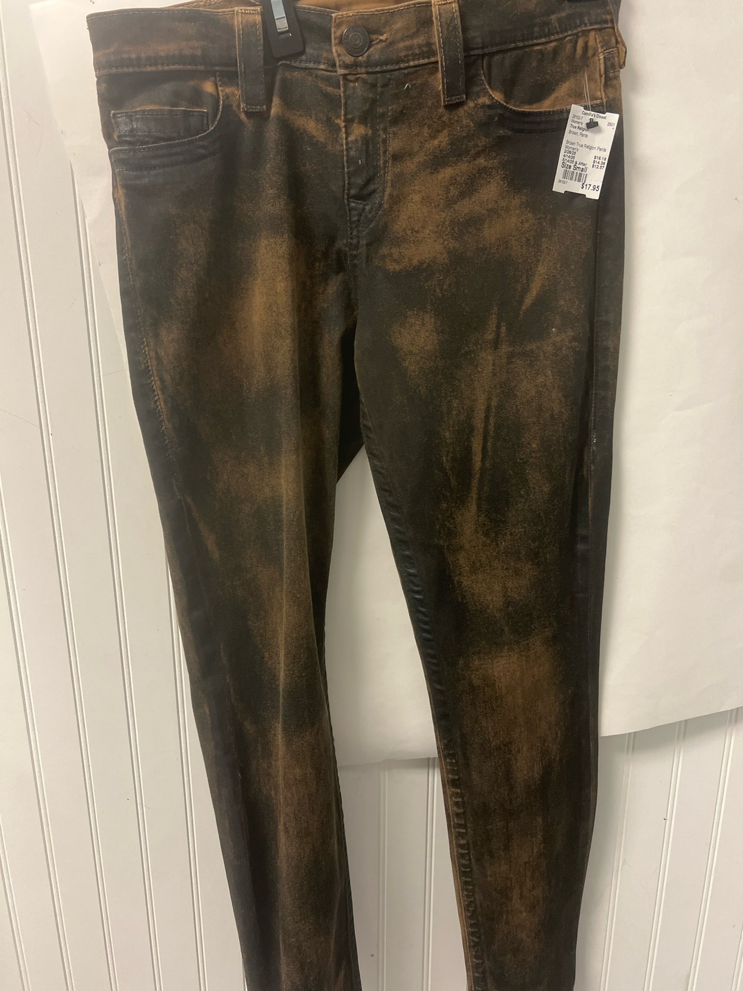 Brown True Religion Pants Women's