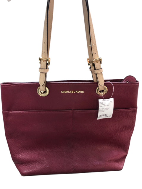 Designer Michael Kors Brick Red Handbag