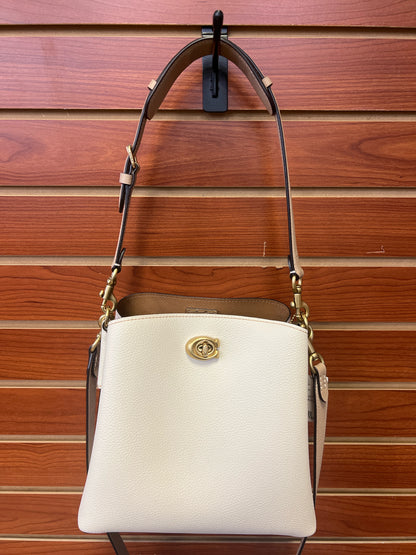 Designer Coach Cream Handbag