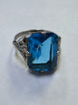 830 Silver Vintage Ring Size 7.5