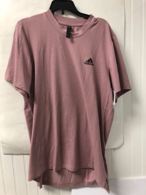 Mauve Adidas ACTIVE Short Sleeve Shirt Men's