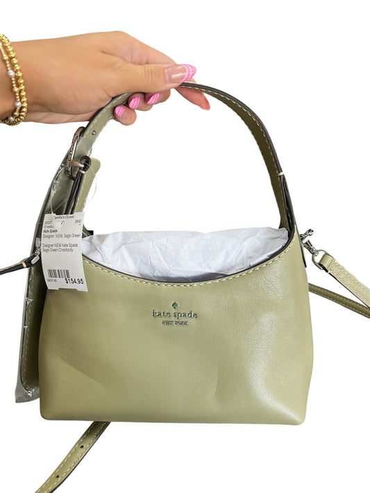 Designer NEW Kate Spade Sage Green Crossbody