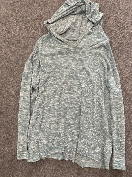 Teal American Eagle Long Sleeve Shirt Women's