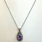Sterling Silver CZ Pendant & Necklace New JTV