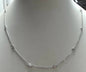 14k White Gold 1 ct tw Diamond 18" Necklace