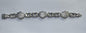 Harley Davidson Motorcycle Sterling Silver Bike Chain Link Bracelet 8"