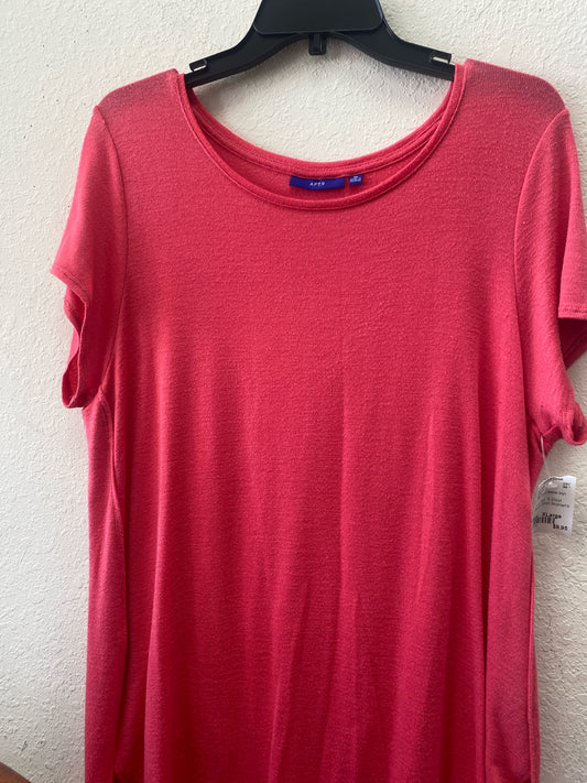 Coral Apt. 9 Short Sleeve Shirt Women's