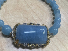 Load image into Gallery viewer, Michael Valitutti Gems En Vogue Milky Aquamarine Bracelet 7.5&quot; - 8&quot;