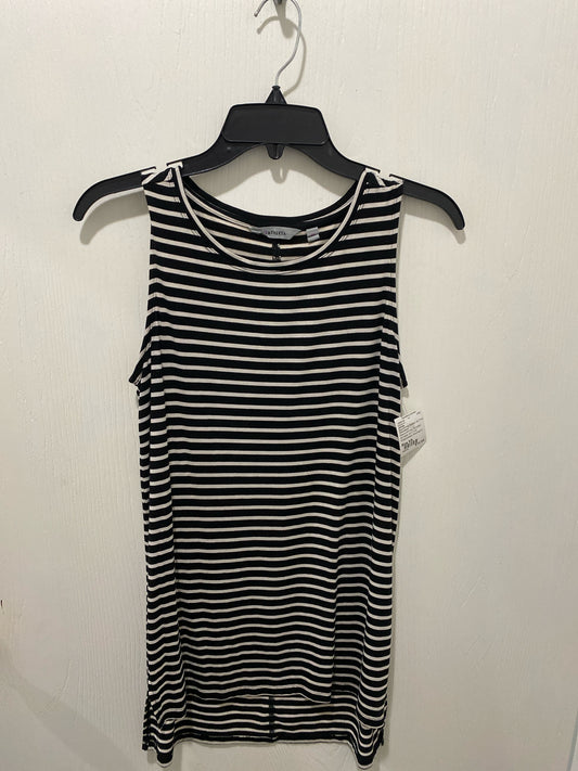 Black/White Striped Athleta ACTIVE Sleeveless Women's