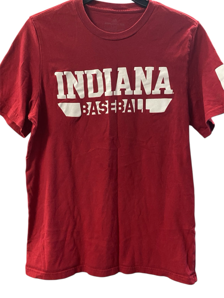 Red Adidas Short Sleeve Shirt Women's