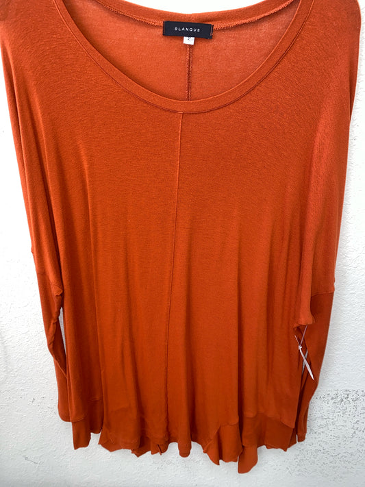 Orange Blanque BOUTIQUE Long Sleeve Shirt Women's