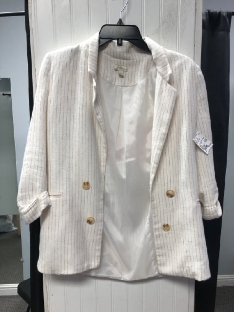 Tan Striped Jules & Leopold Blazer Women's