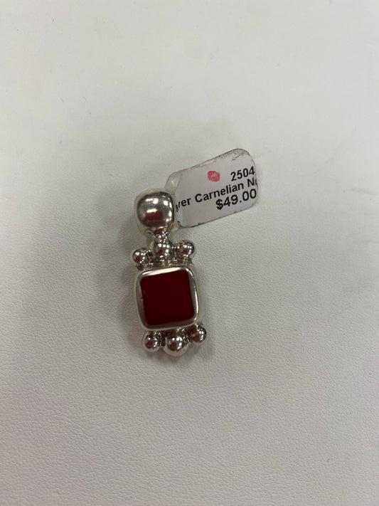 Sterling Silver Carnelian Pendant