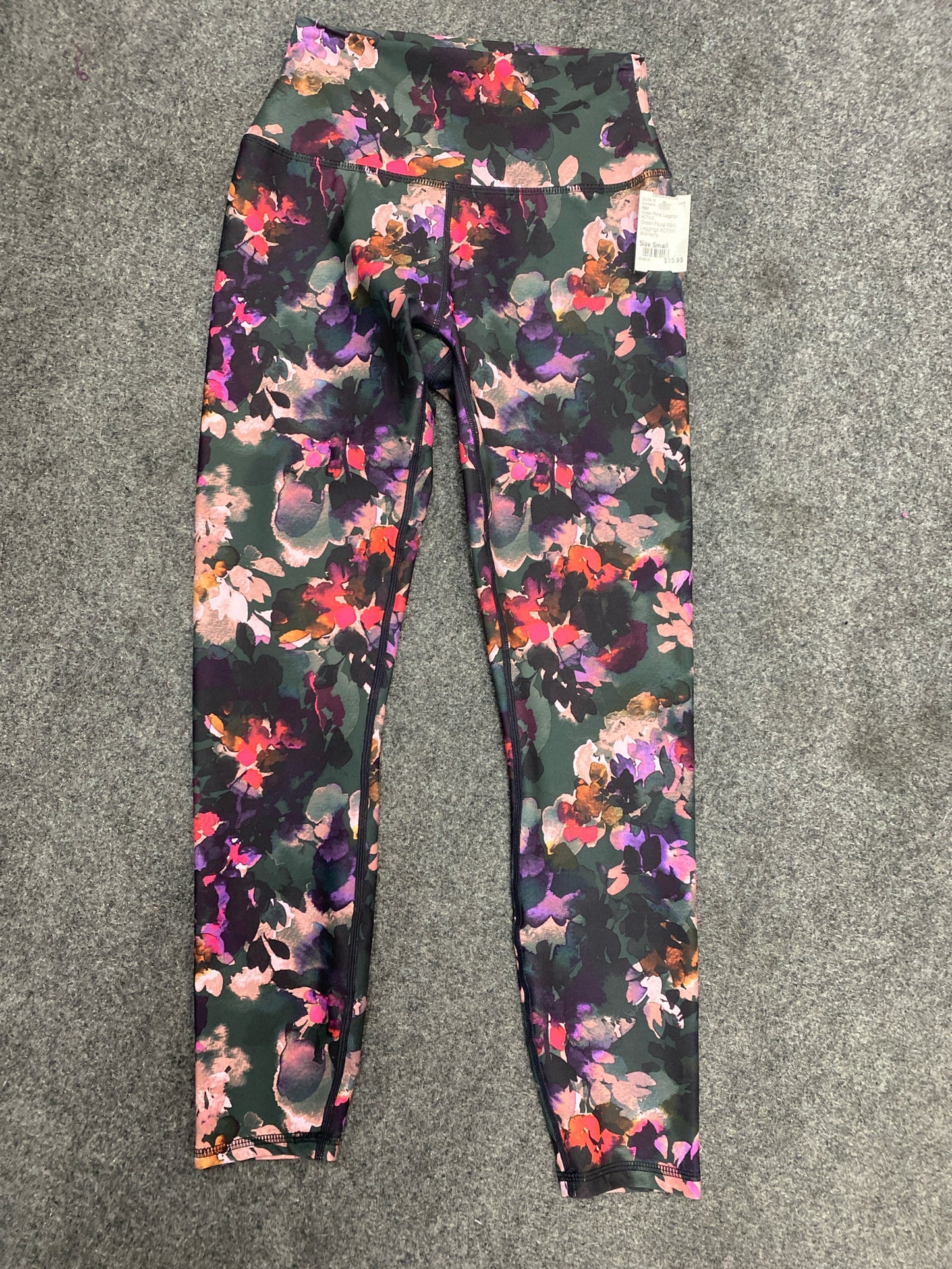 Green Floral RBX Leggings ACTIVE Women's