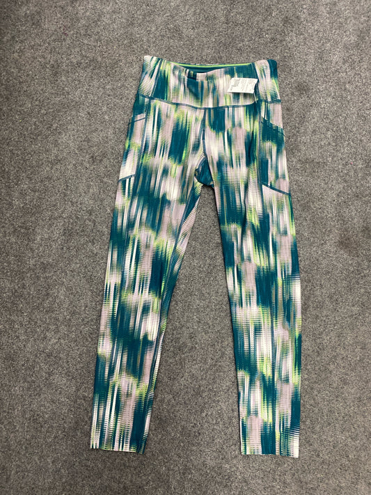 Teal Print Calvin Klein Leggings ACTIVE Women's