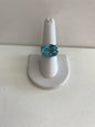 Didae Sterling Silver Ring Bl Topaz Size 7.5