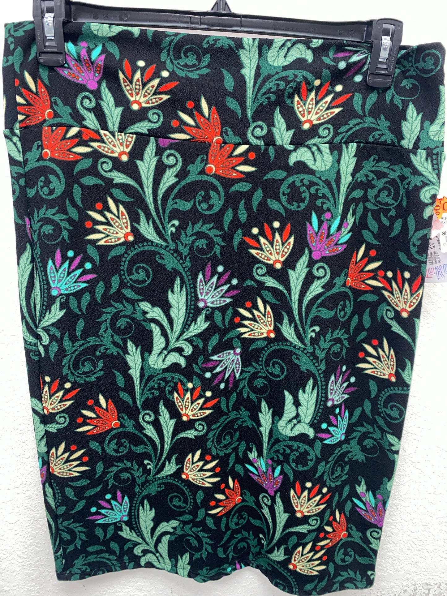 Black Print LulaRoe Skirt NEW Women's