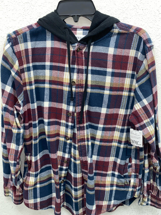 Plaid PACSUN Long Sleeve Shirt Men's