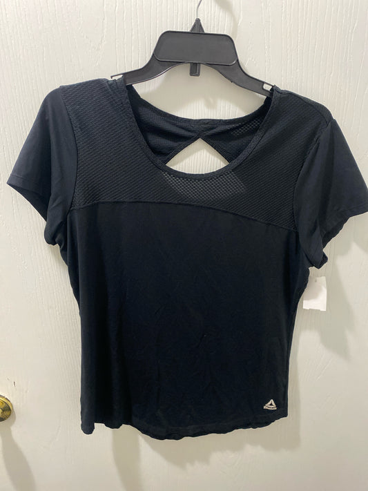Black Reebok ACTIVE Short Sleeve Shirt Women's
